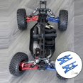 thumbnail image 3 of Juego de 2 brazos de suspensión trasera de aluminio para coche RC Lasernut U4 1:10 Azul, 3 of 8