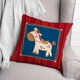 thumbnail image 2 of Creative Products Cartoon Horse 16x16 Spun Poly Pillow, 2 of 2