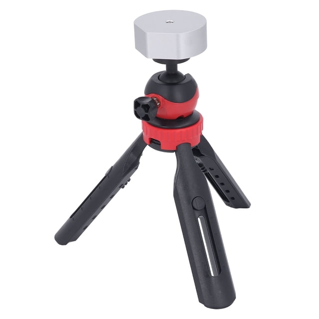 Support Trépied de 2,4 Pouces à Hauteur Réglable avec Adaptateur pour Mini Antenne, Réglage d'Angle à 360°, Conception Légère, Base en Alliage d'Aluminium pour la Réception du Signal, Matériau en Nylon,