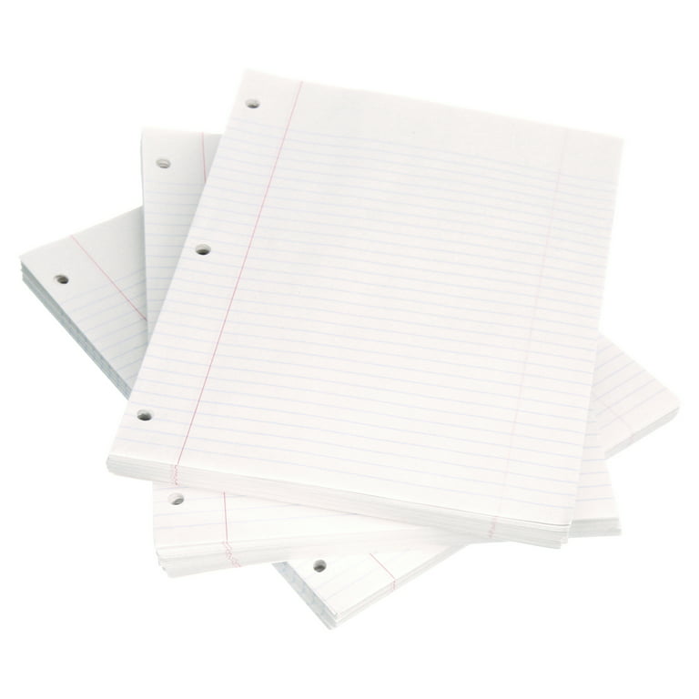 Mead - Filler Paper, 16-lbs., Wide Ruled, 3-hole punched - 10-1/2 x 8 - 200  Sheets - Sam's Club
