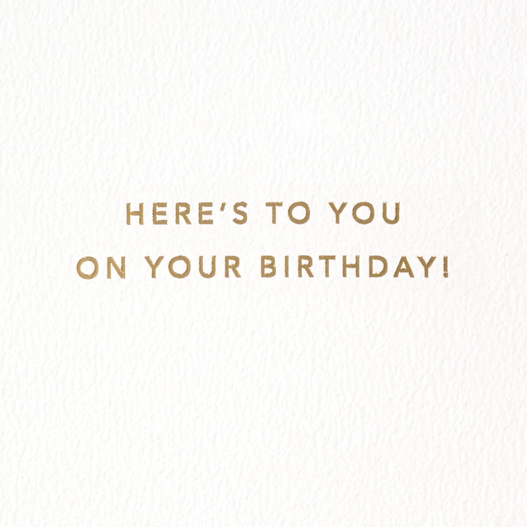 Hallmark Signature 21st Birthday Card (Here's to You!)