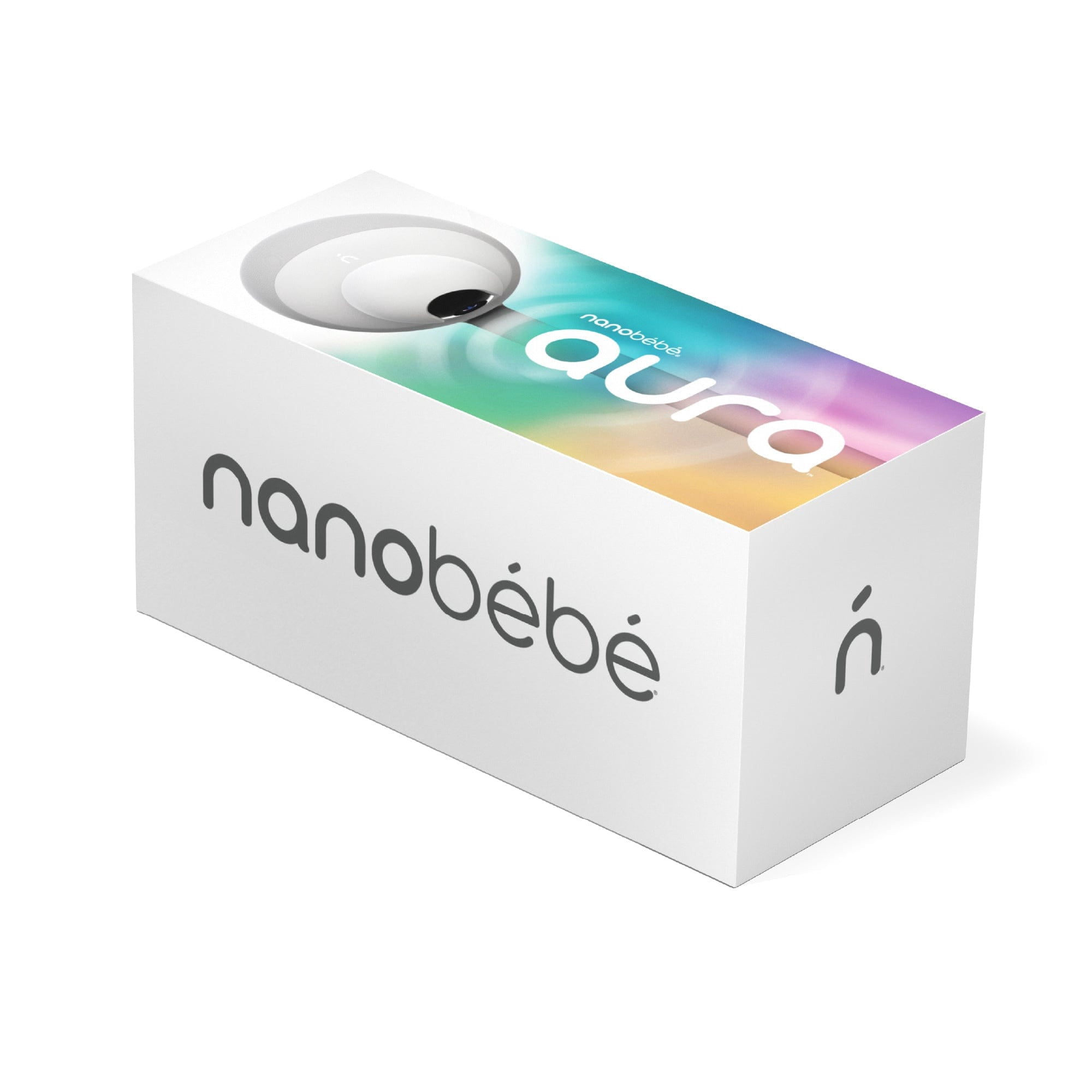 Nanobebe Smart Baby Monitor with Sensor-Free Breathing Motion Detection, HD Night Vision, Two-Way Talk, Sound Machine