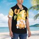 thumbnail image 3 of Fotbe Sunflower Gnomes 3 Camisa Hawaiana para Hombre Unisex – Camisa Casual de Verano con Botones de Manga Corta de Algodón y Lino,X-Large, 3 of 7