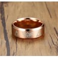 thumbnail image 2 of UBIUO 8mm The Legend of Zelda Triforce Ring, Stainless Steel Matte Finished Bands - -, 2 of 4