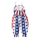 thumbnail image 4 of Body De Bebé Canastilla Onesies Para Niñas Pequeñas Verano De Los Niños Día De La Independencia Romper Sling Sin Mangas Sin Espalda Mono Corto Multicolor Odeerbi LM103-4165, 4 of 8