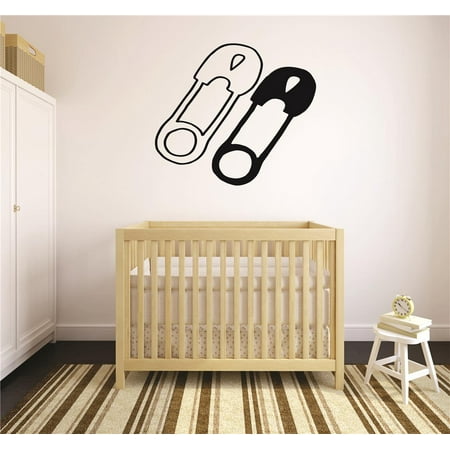 New Wall Ideas Baby Safety Pins Boy Girl Unisex Newborn Infant Nursery