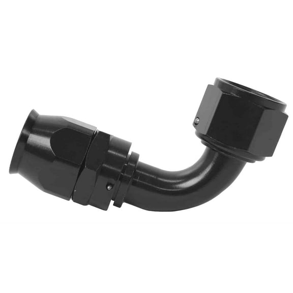 Aeromotive PTFE Hose End - AN-12 90 Degree Black Anodized - Performance Fuel Delivery Component