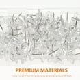 thumbnail image 3 of CTIRCHIU 100Pcs Star Shaped Plastic Metal Pushpin for Map Accessory and Wall Decoration Simple Design, 3 of 8