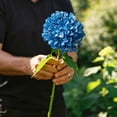 thumbnail image 7 of YardChic 1Pc Hydrangea Artificial Flowers, Bulk Silk Fake Flower with Stems, UV Resistant Faux Hydrangeas Flowers for Table Vase Centerpieces Outside Party Wedding Home Indoor Outdoor Decor, 7 of 7