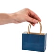 thumbnail image 4 of Fun Express Kraft Paper Gift Bags and Tissue Paper Kit Mini Navy 4 1/2" x 3 1/4" - 72 Pc, 4 of 4