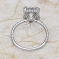 thumbnail image 2 of 2.50Ct Cushion Cut Lab-Created Diamond Women's Anniversary Ring 14K White Gold plated, 2 of 3