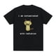 thumbnail image 1 of Hilarious Cat Meme T-Shirt – I Am Contaminated with Radiation, Vintage for Men, 1 of 6