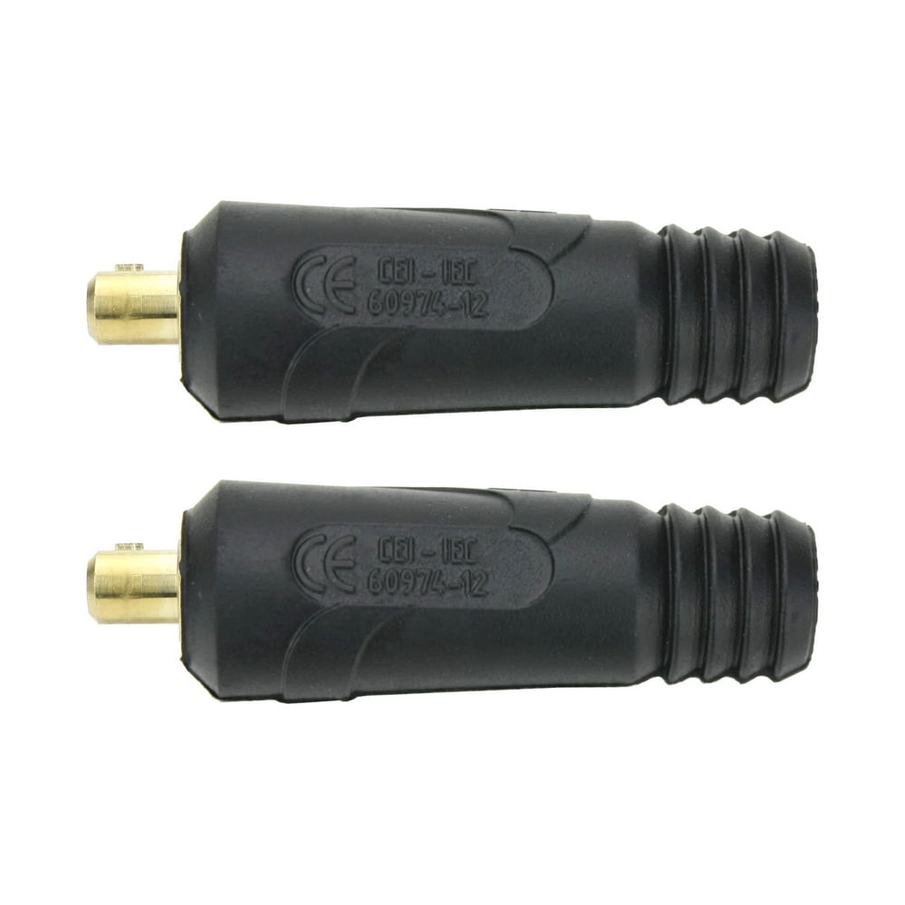 Dinse 1025 Welding Cable Plug Connector for 25mm2 Cables AWG 6 to 4 200 Amp (PAIR