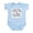 Sky Blue, variant on CafePress - NANA LOVES ME SO DOES PAPA Infant Creeper - Baby Light Bodysuit, Size Newborn - 24 Months