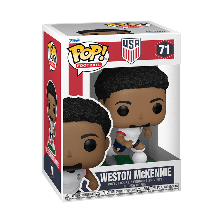 Funko, POP Football Weston McKennie Vinyl Figure with Size Approx