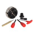 thumbnail image 1 of Torno de madera VINWOX SCR4-4 con 4 mordazas, autocentrado y adaptador, 1 of 7