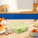 thumbnail image 5 of Fiambrera Bento de Plástico Apto para Microondas, Ideal para Alimentos. con Separadores. Perfecta para Adultos y Niños. para La Oficina, La Escuela y La Preparación de Comidas. a Prueba de Fugas., 5 of 6