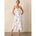 thumbnail image 3 of Summer Fashion Sexy Backless Tie-Slit Printed Dress, 3 of 6