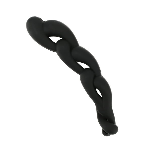 Vocoste Elegant Twisted Hairpin Hairdo Clip for Women 4.21"x1.06"x0.83" Black 1 Pc