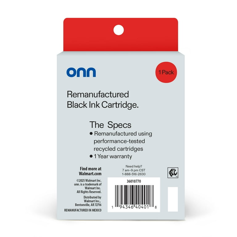 On_ink 15 Onn+ Remanufactured Canon PG-275XL High Yield Black Inkjet