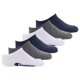 thumbnail image 1 of Champion Calcetines para Niños, Paquete de 3 - Sneaker, Color sólido Azul/Blanco/Negro 27-30, 1 of 1