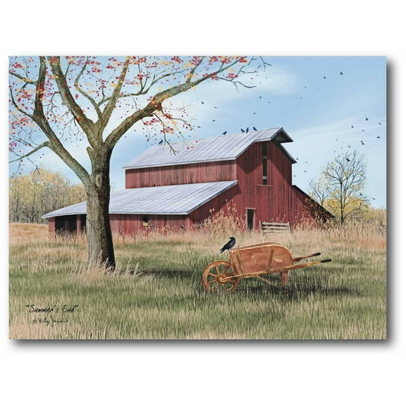 Big Old Red Barn Gallery-Wrapped Canvas Wall Art, 16x20