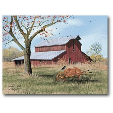 barn canvas 16x20 wrapped walmart