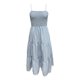 thumbnail image 4 of mfyjkho Vestidos para mujer, Vestido mini túnica elegante de cuello redondo sin mangas para mujer, estilo informal, para fiesta y vacaciones Vestidos maxi para mujer xl, 4 of 4