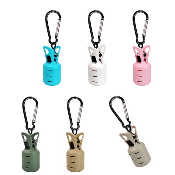 6Pcs Fishing Hook Covers Umbrella Squid Protector Fishing Lure Caps with Carabiner Fishing Tackle Box Tool