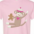 thumbnail image 4 of Inktastic Sock Monkey Gingerbread T-Shirt, 4 of 5