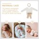 thumbnail image 3 of 1 Set Newborn Photography Props Baby Girl Costume Baby Girl Rompers Headband, 3 of 4