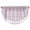 Lilac, variant on Sheer Voile Valance Curtain for Windows Size 54 in X 24 in Scalloped with Ribbon for Kitchens, Living Room, Dining Room, Bathroom, Bay Windows, Basement, Laundry Room (Lilac)