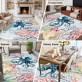 thumbnail image 5 of Non-Slip Rug Pad Rugs Sea Octopus Coral Seaweed Rectangle Area Rugs 6x9Ft Soft Carpet Pads for Living Room Kids Room, Monster Blue Ocean, 5 of 9