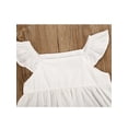 thumbnail image 6 of Baby Girl White Dress With Shorts Set, 6 of 6
