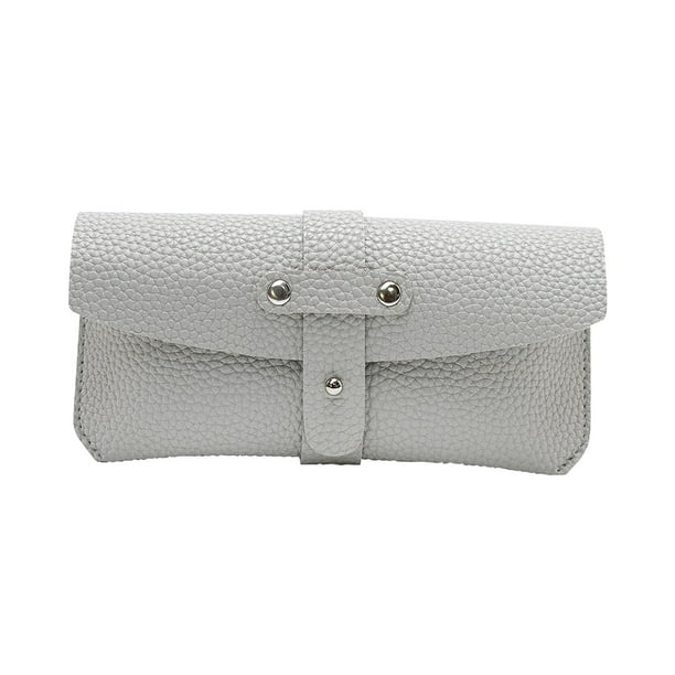 Estuche protector para gafas de sol perfecl cuero sintético gris