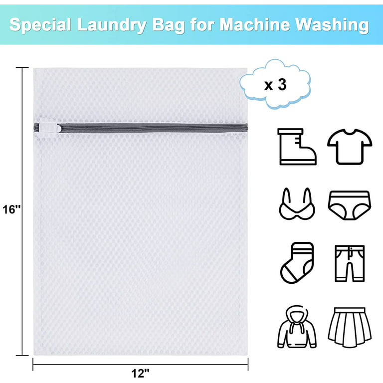 TSV 4Pcs Mesh Bra Wash Bags, Laundry Bags for Delicates Underwear