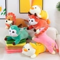 thumbnail image 2 of 55 / 60cm animal pillow air conditioning blanket plush toy children's gift lovely girl's birthday gift creative Christmas giftDuck 255cm Deng Xun unisex, 2 of 2