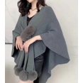 thumbnail image 2 of YooGuoGuo Women's Elegant Shawl Wraps Soft Open Front Poncho Sweater for Evening Dresses Spring Fall Winter, 2 of 7