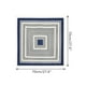thumbnail image 3 of INSPIRAR CHIC Mujeres Bufanda Cuadrada de Rayas de 27.6", Pañuelo de Satén de Color Contrastante, Diadema Bandanas Bufandas de Cuello 27.6x27.6" (LxA) Azul Oscuro, 3 of 6