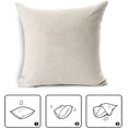 thumbnail image 2 of Green Plant Cotton Linen Throw Pillow Case Succulents Cactus Prickly Pear Flowers Decorative Cushion Cover Farmhouse Home Decor Pillowcase 18" x 18", Set of 4 (PP), 2 of 6