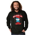thumbnail image 5 of Papa Smurf Cartoon Hustle Attitude Hoodie Sweatshirt Women Men Brisco Brands S, 5 of 6