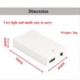 thumbnail image 3 of Paquete de 4 Baterías USB Portátiles para Luces LED 5 V. Convertidor Fuente Alimentación A Batería, Ideal Uso en Interiores y Exteriores., 3 of 5