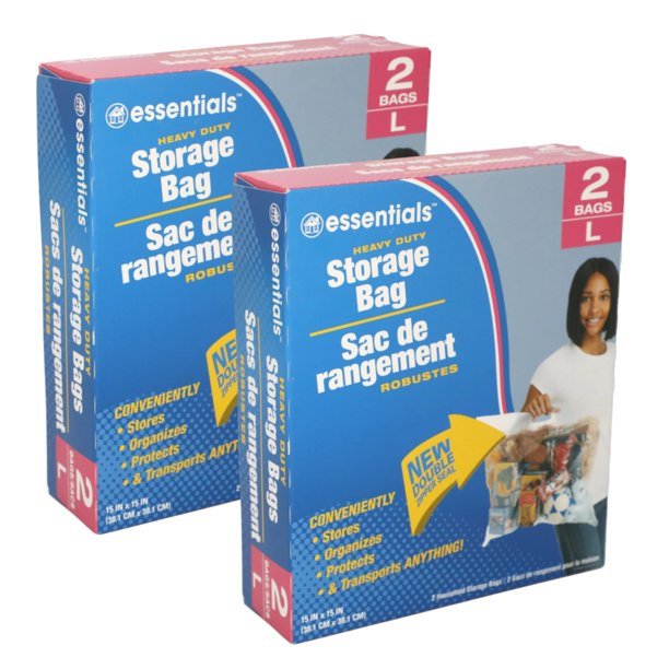 CGT Essentials Heavy Duty Household Storage Plastic Bags Size Large