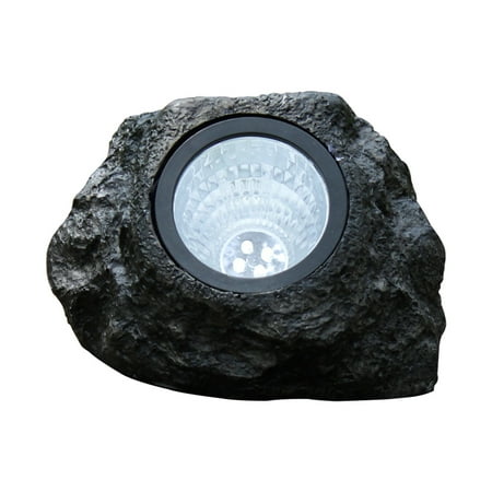 

LED Flood Light Projector Waterproof LED Flood Light Solar Power Spotlight Simulation Stone Shape Lamp for Outdoor Gard