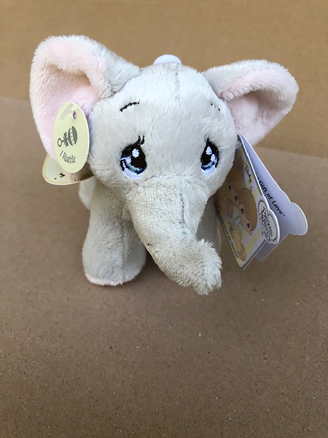 Precious Moments Tuk Elephant Rattle, 4.5" Standing