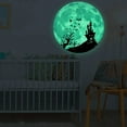 thumbnail image 3 of Halloween Wall Sticker PVC Pumpkin Castle Bat Luminous Moon Sticker Wall Decor, 3 of 10