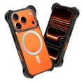 thumbnail image 1 of Mr. Gadgets Funda De Uso Rudo Para iPhone, Diseño Magnetico, Case Transparente De Acrilico Epoxi, Tecnología Ultra Bounce, Anti-caídas Compatible Con iPhone 17 Pro Max Color Negro Tornasol, 1 of 7