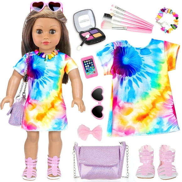 Set de accesorios y ropa para muñecas American Girl de 18 pulgadas