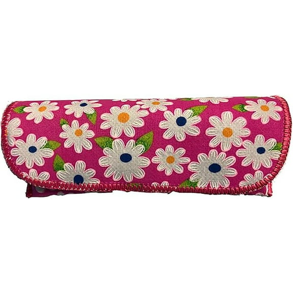 Kid Crazy Small Semi-Hard Eyeglasses Case - Daisies