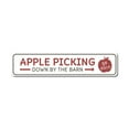 thumbnail image 2 of Apple Novelty Sign, Metal Wall Decor - 4x18 inches, 2 of 4